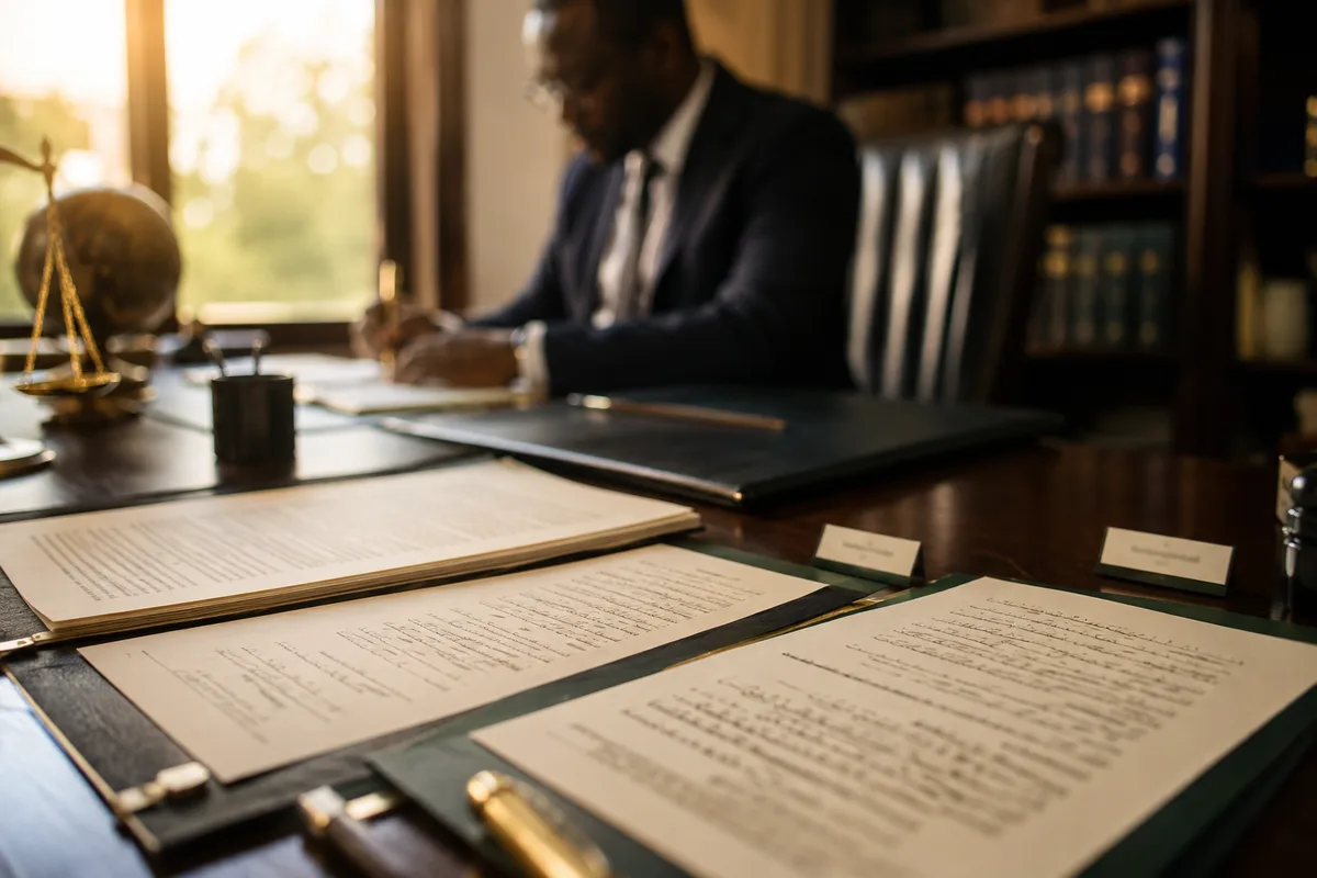 Documents en plusieurs langues prêts à être traduits par le cabinet SénéTrad, à Dakar.